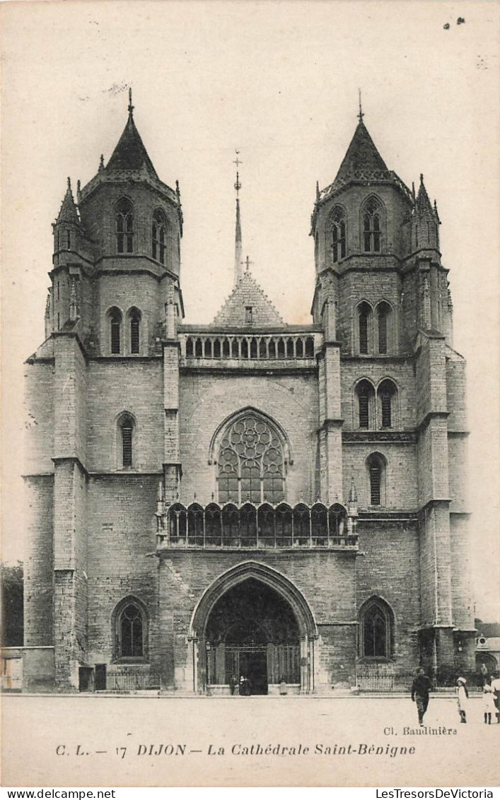 FRANCE - Dijon - Vue Générale De La Cathédrale Saint Bénigne - Carte Postale Ancienne - Dijon