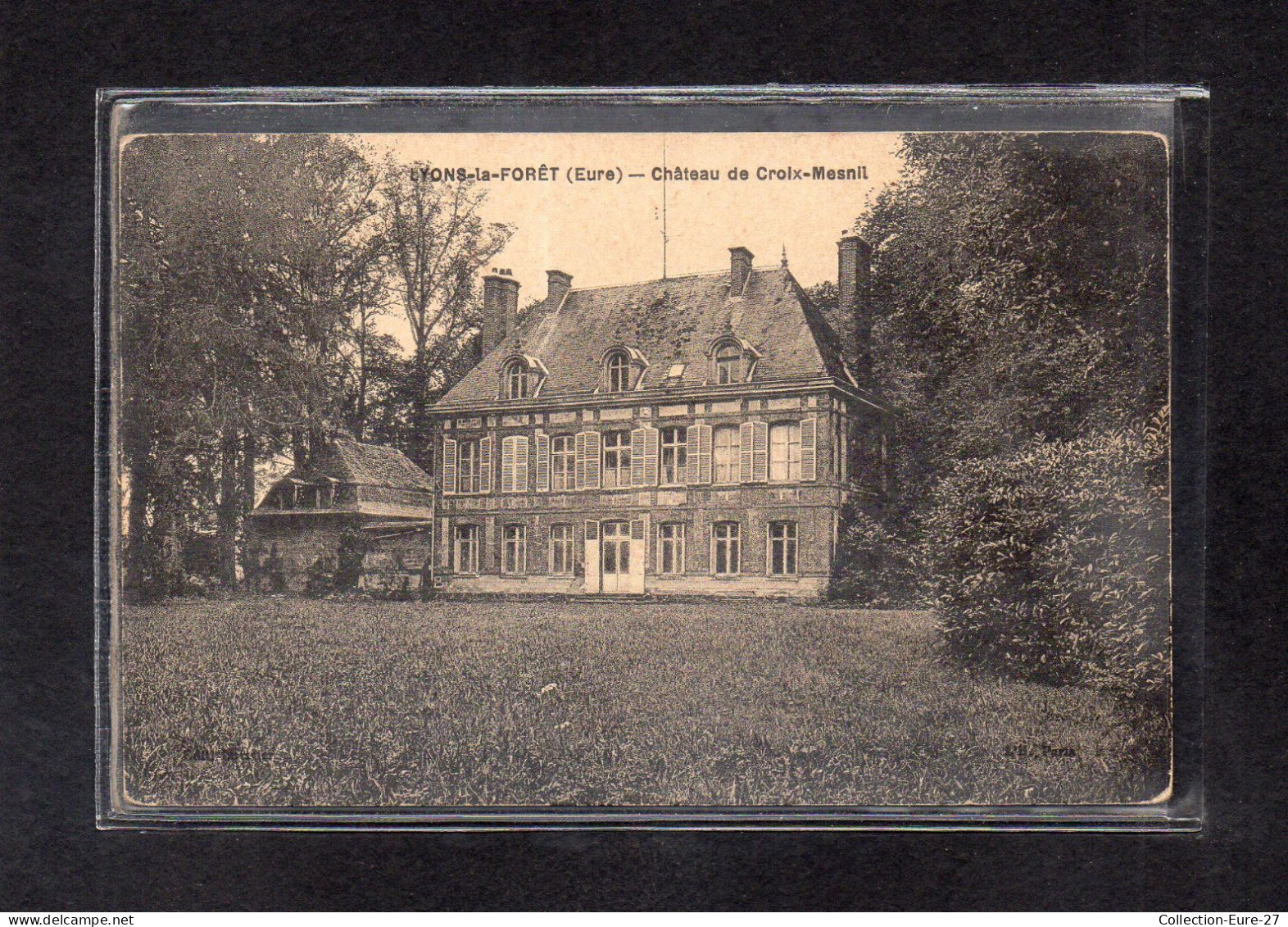 (15/02/24) 27-CPA LYONS LA FORET - CHATEAU DE CROIX MESNIL - Lyons-la-Forêt