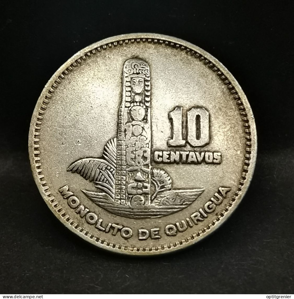 10 CENTAVOS ARGENT 1957 GUATEMALA / SILVER - Guatemala