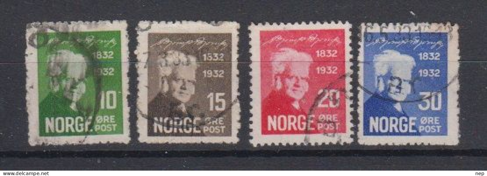 NOORWEGEN - Michel - 1932 - Nr 163/66 - Gest/Obl/Us - Oblitérés