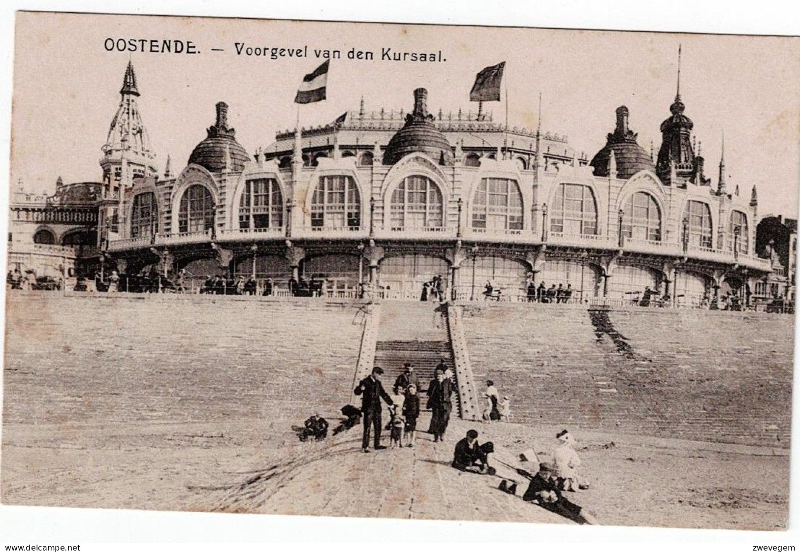 OOSTENDE - Voorgevel Van Den Kursaal. (Feldpost ) - Oostende