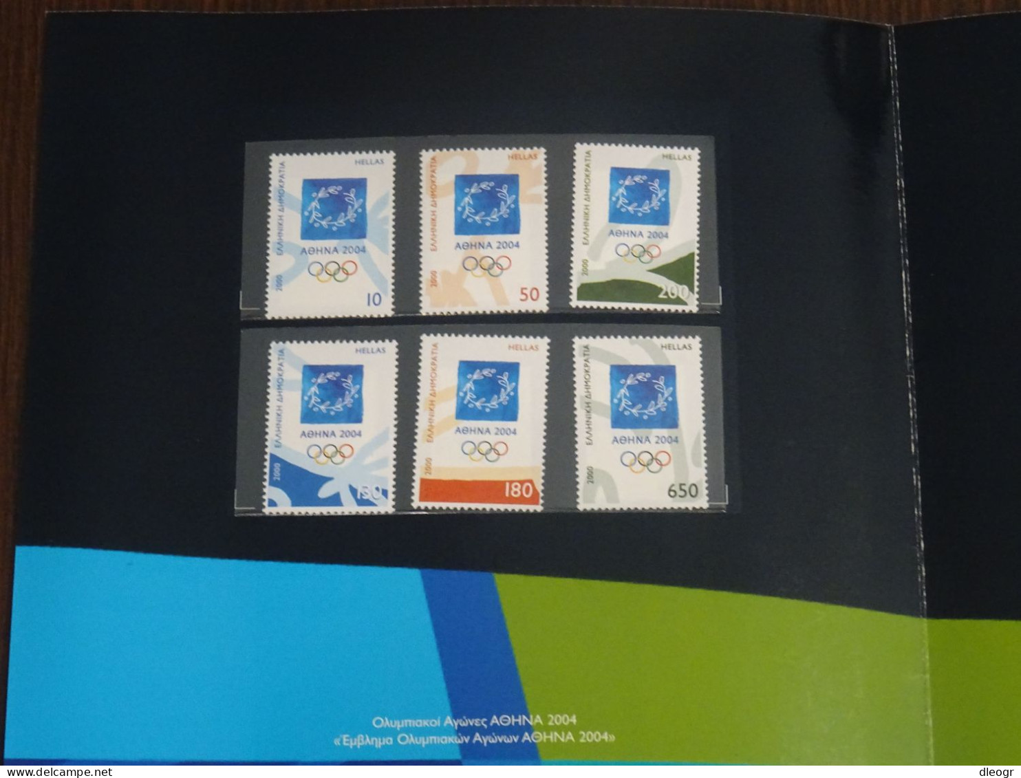 Greece 2004 Olympic Stamps Official Book - Ungebraucht