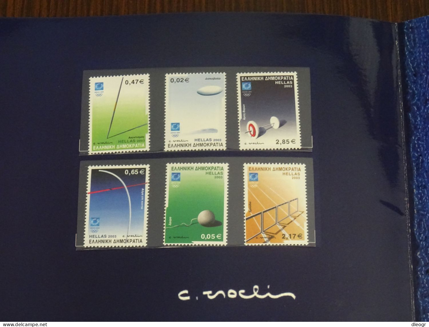 Greece 2004 Olympic Stamps Official Book - Ungebraucht