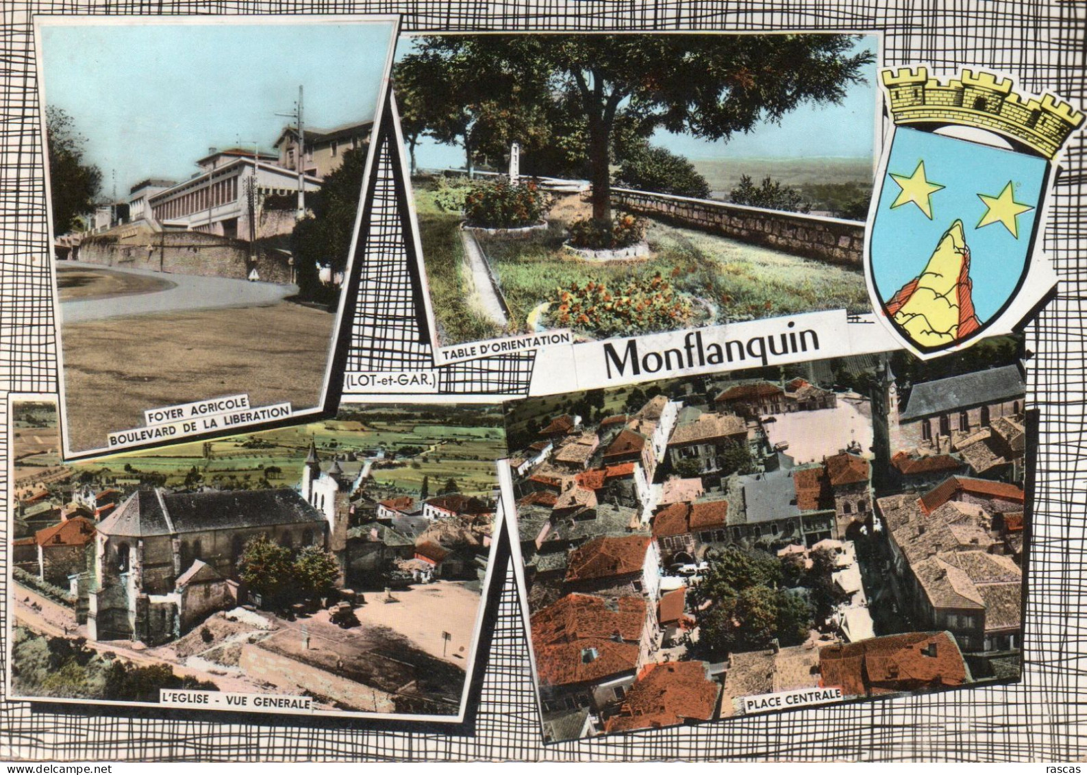 CPM - P - LOT ET GARONNE - MONFLANQUIN - MULTIVUES - Monflanquin