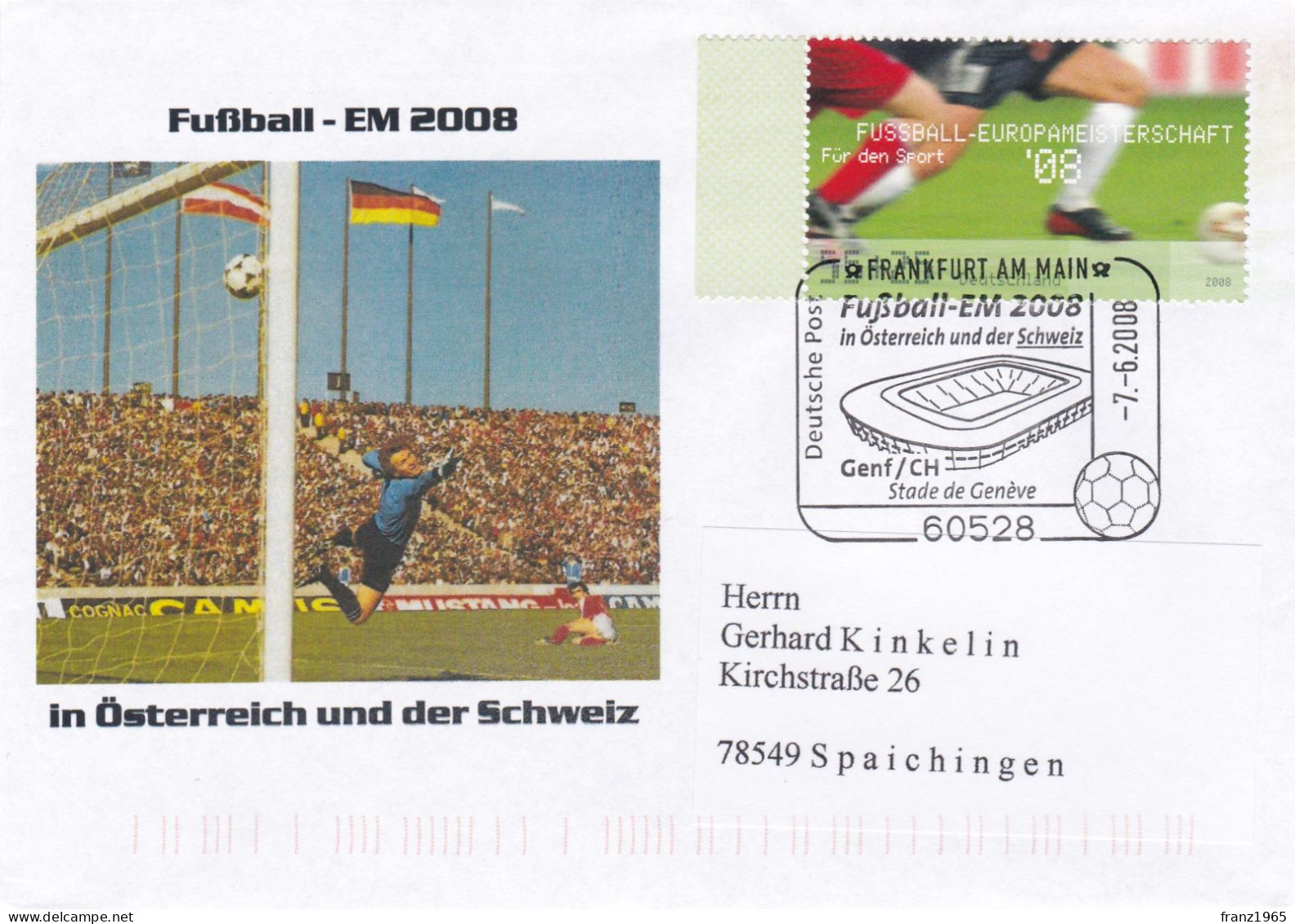 Germany - Fussball-EM In Osterreich Und Der Schweiz (Stade De Geneve) - 2008 - UEFA European Championship