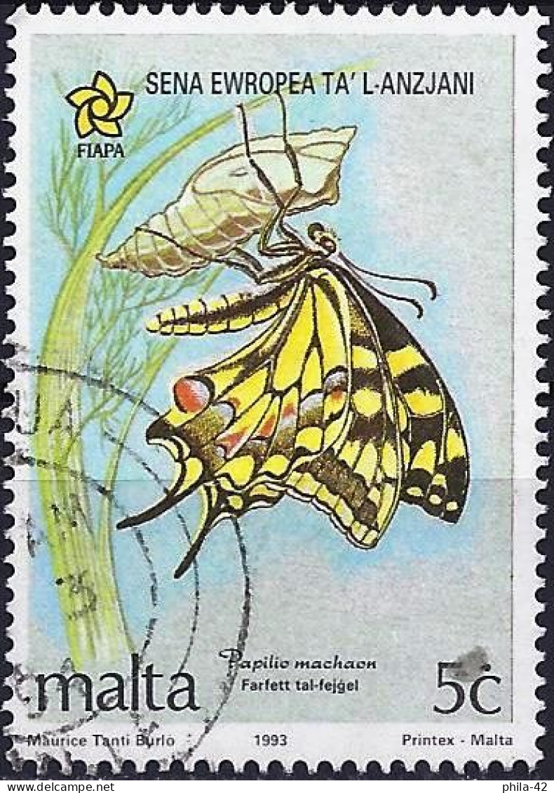 Malta 1993 - Mi 914 - YT 893 ( Butterfly ) - Malte