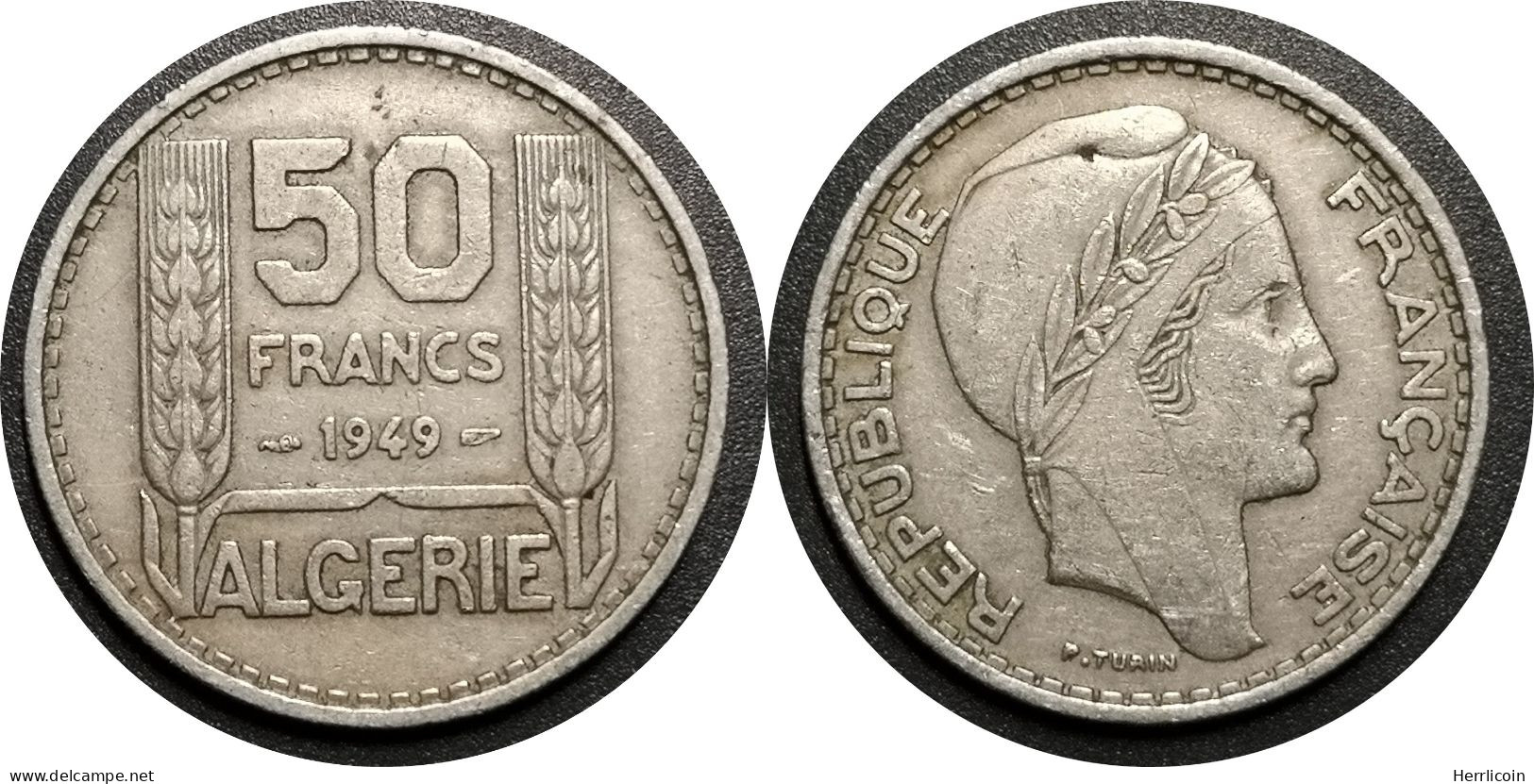 50 Francs Turin  1949  - Algérie / KM#92 - Algerien