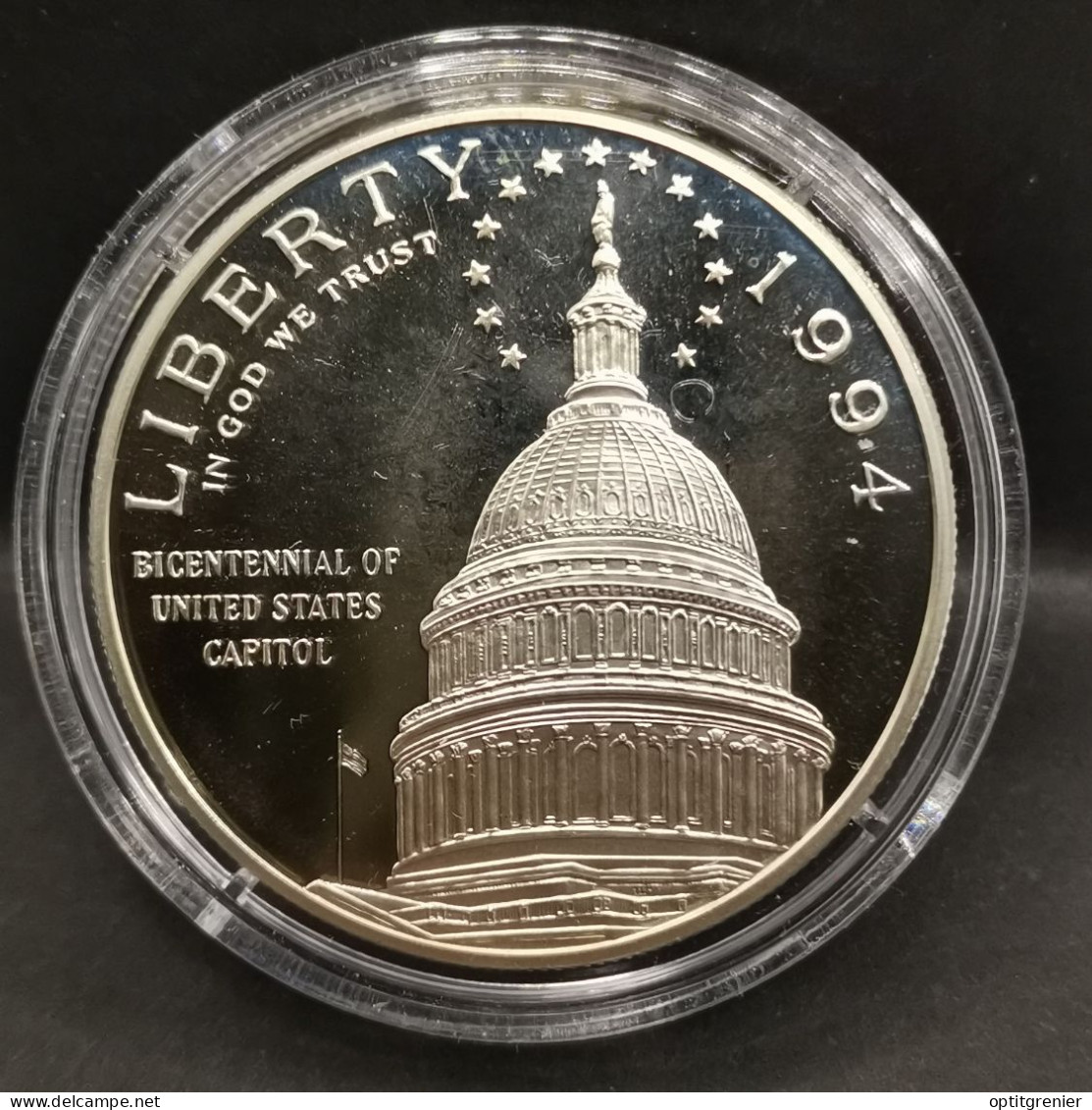 1 DOLLAR ARGENT BE 1994 S SAN FRANCISCO CAPITOL USA 279579EX. / SILVER - Zonder Classificatie