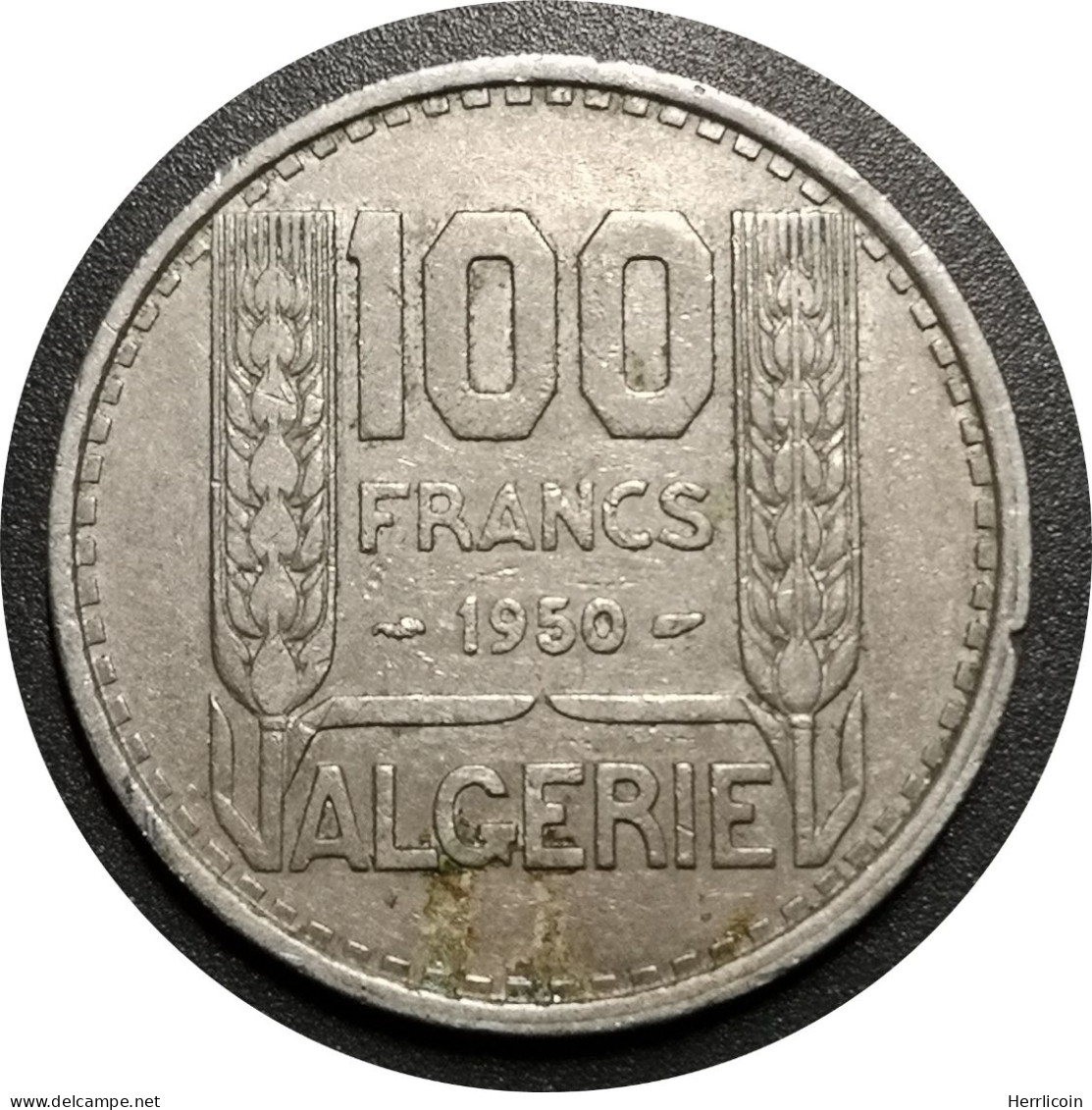 Monnaie Algérie - 1950 - 100 Francs Turin - Algeria