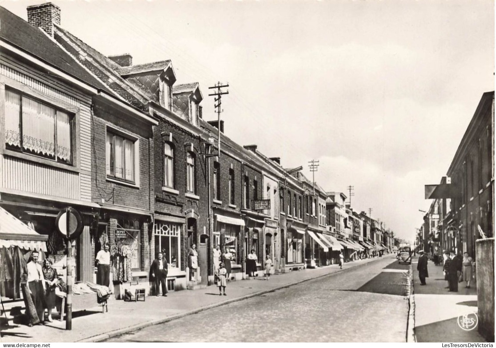 BELGIQUE - Erquelinnes - Vue Sur La Rue Albert I Er - Colorisé - Carte Postale - Erquelinnes