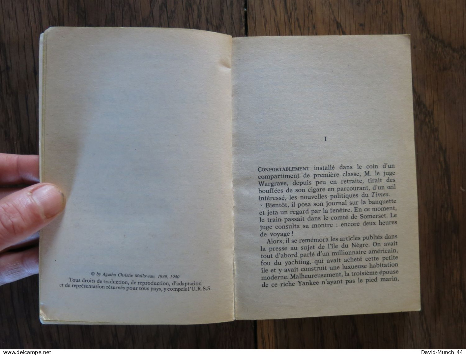 Dix Petits Nègres D'Agatha Christie. Librairie Des Champs Elysées, Le Livre De Poche, Policier. 1972 - Agatha Christie