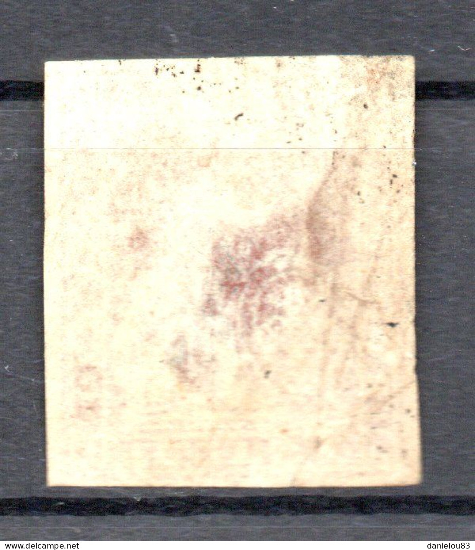 Timbre Grand Duché De Toscane YT N 3 - Année 1851 - Couleur Rouge-brun Oblitéré - Toskana