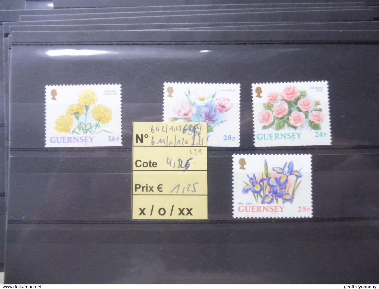 Guernersey Guernsey  605/614 + 642-611/611a/612a Parfait Etat  Neuf Mnh ** Les Fleurs Bloemen Flowers - Guernesey