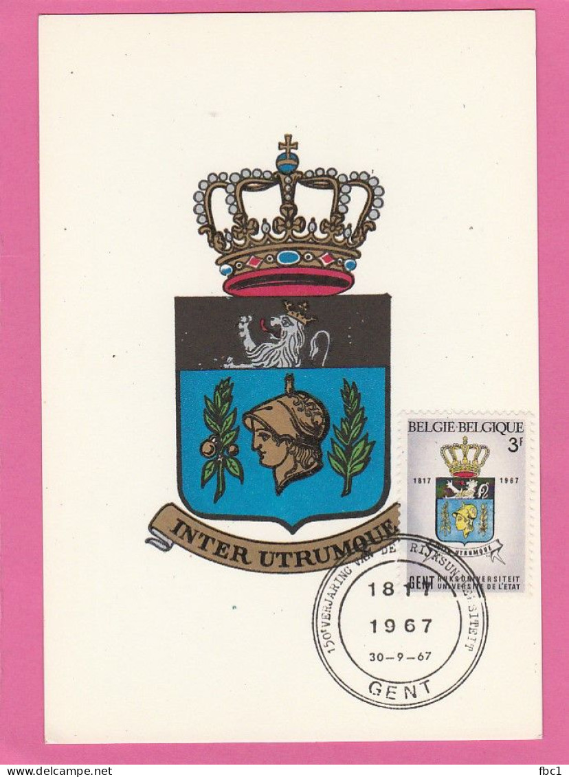 Carte Maximum - Belgique - 1967 - Université De L'état (N°1434) - 1961-1970