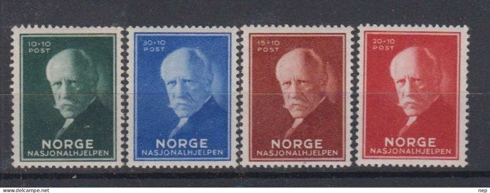 NOORWEGEN - Michel - 1940 - Nr 211/14 - MH* - Neufs