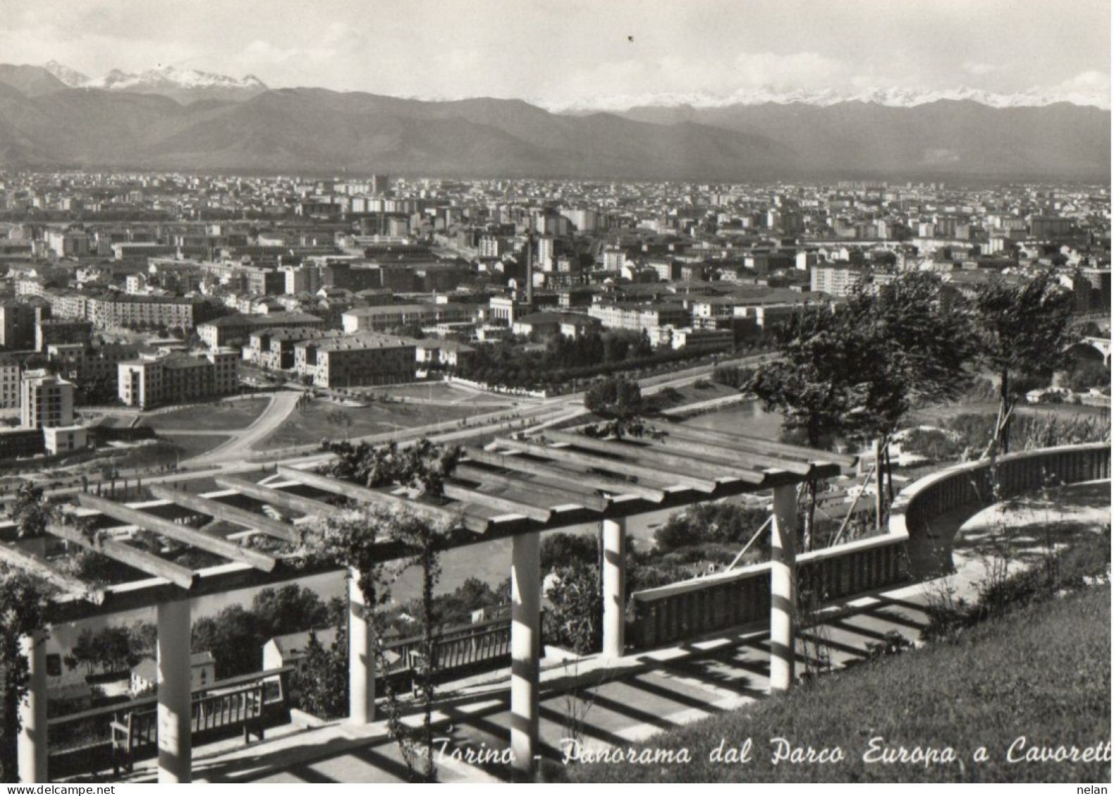 TORINO - PANORAMA DAL PARCO EUROPA A CAVORETTO - F.G. - Parques & Jardines