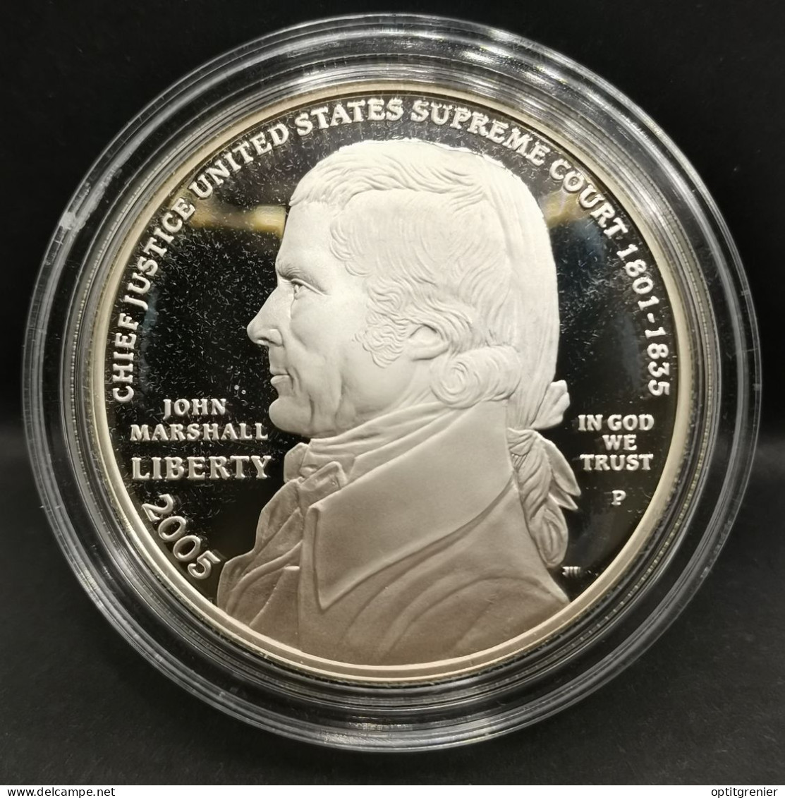 1 DOLLAR ARGENT BE 2005 P JOHN MARSHALL 196753 EX. USA / SILVER PROOF - Sin Clasificación