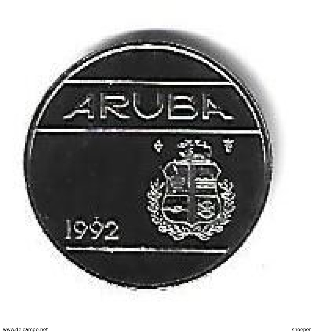 *Aruba   25 Cents   1992 Km 3   Bu - Aruba