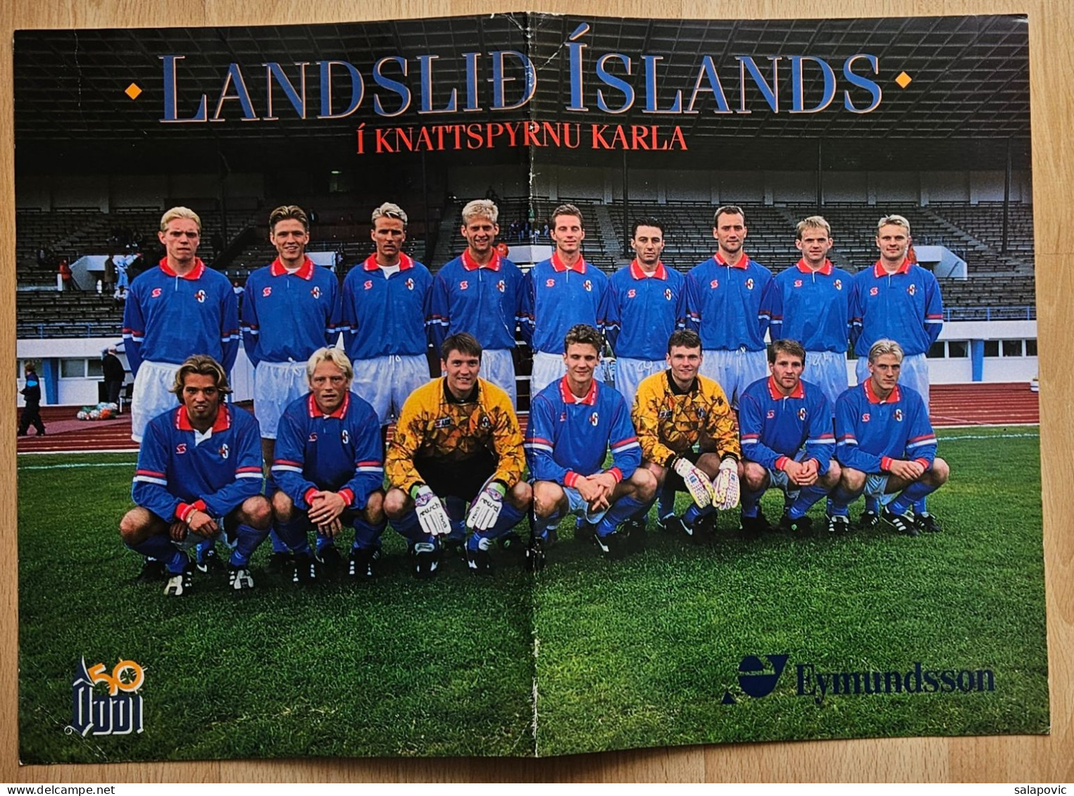 Iceland Football National Team Futebol Soccer Calcio Fútbol Football Poster 41.8 X 29.6 Cm  SL3/4 - Other & Unclassified