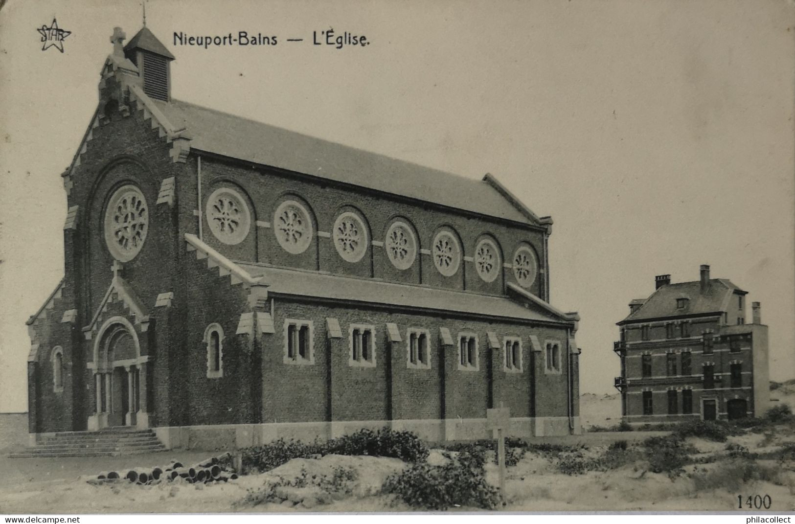 Nieuport - Nieuwpoort // Bains - Bad // L' Eglise  191 ? Star - De Graeve 1400 - Nieuwpoort