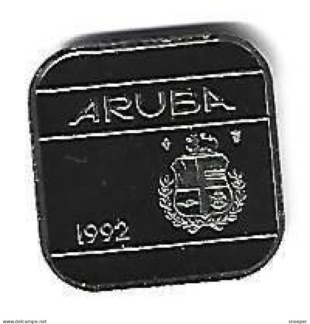 *Aruba   50 Cents   1992 Km 4   Bu - Aruba