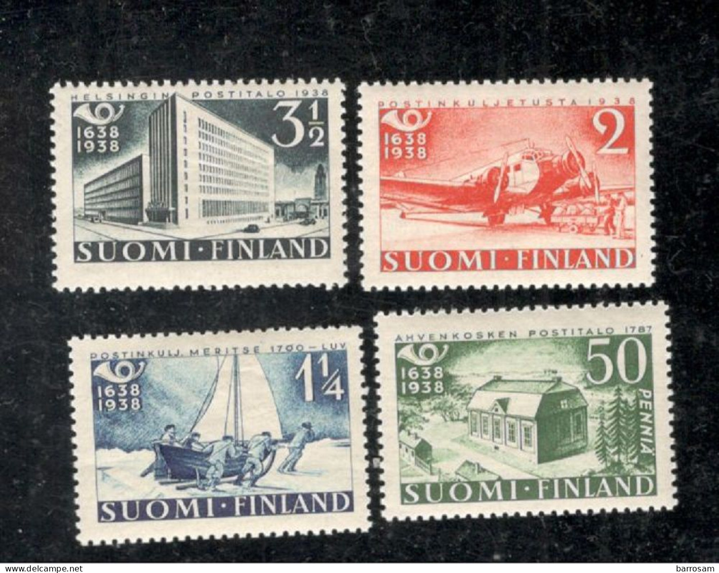 FINLAND....1938: Michel 213/16** - Unused Stamps