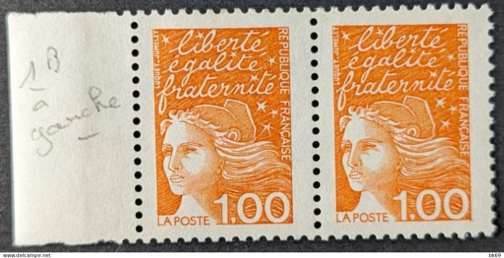 3089g**x2 Luquet 1 Bande De Phosphore à Gauche Cote 10€ - Unused Stamps