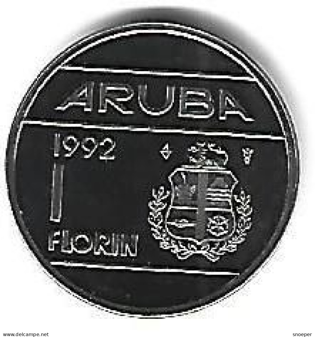 *Aruba  1 Florin   1992 Km 5   Bu - Aruba