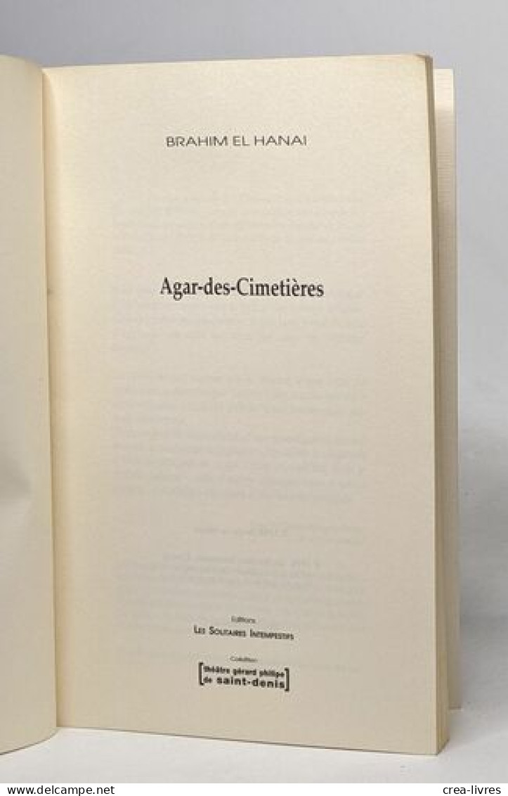 Agar-des-cimetieres - Auteurs Français