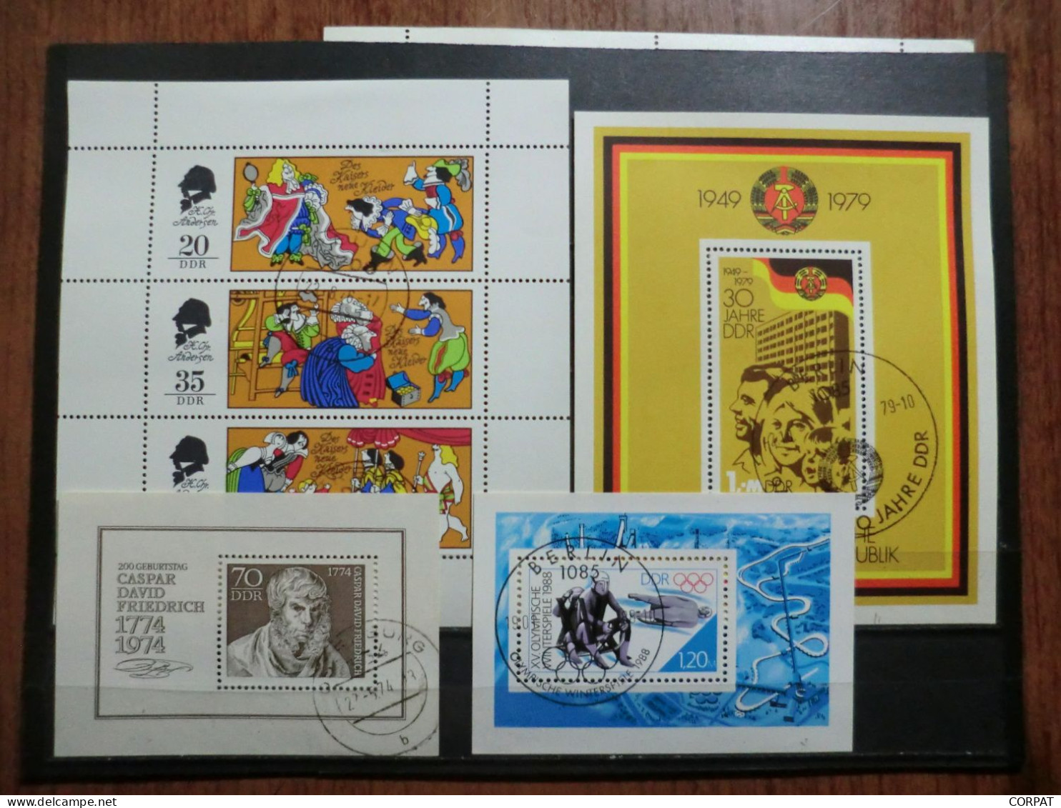 DDR.Lot Of Used Souvenir Sheets (8 Photos) - 1st Day – FDC (sheets)