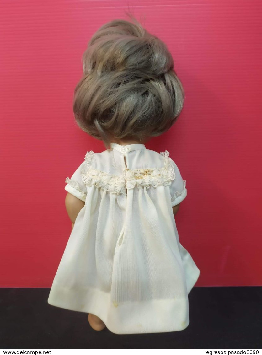 Poupée Antique Antigua Y Preciosa Muñeca Doll Poupée Linda Pirula Celuloide Años 60-70 - Puppen
