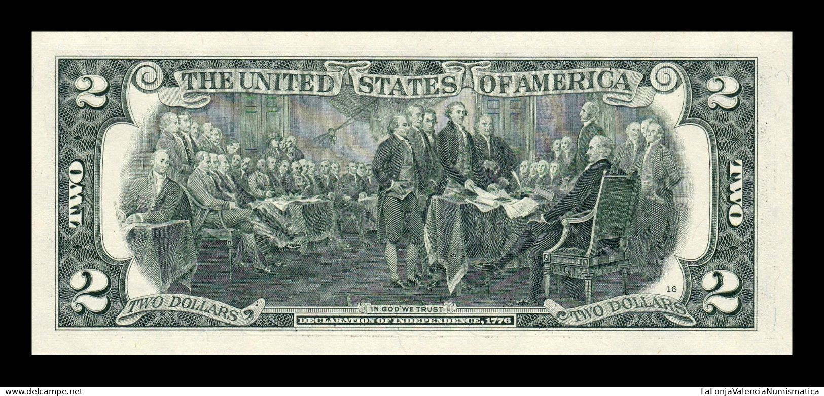 Estados Unidos United States 2 Dollars 2017A Pick 545 G - Chicago IL Sc Unc - Federal Reserve Notes (1928-...)