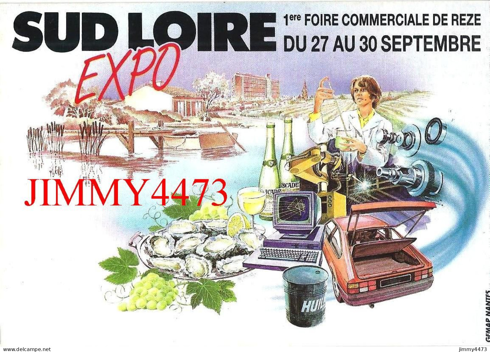 CPM - SUD LOIRE EXPO - 1ère FOIRE COMMERCIALE DE REZE Du 27 Au 30 Sept. - Edit. Association Rezé Sud-Loire - Foires