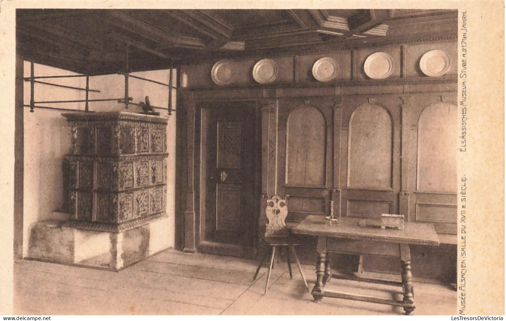 FRANCE - Musée Alsacien Salle Du XVIIe Siècle - 28 Quai Saint Nicolas - Carte Postale Ancienne - Alsace