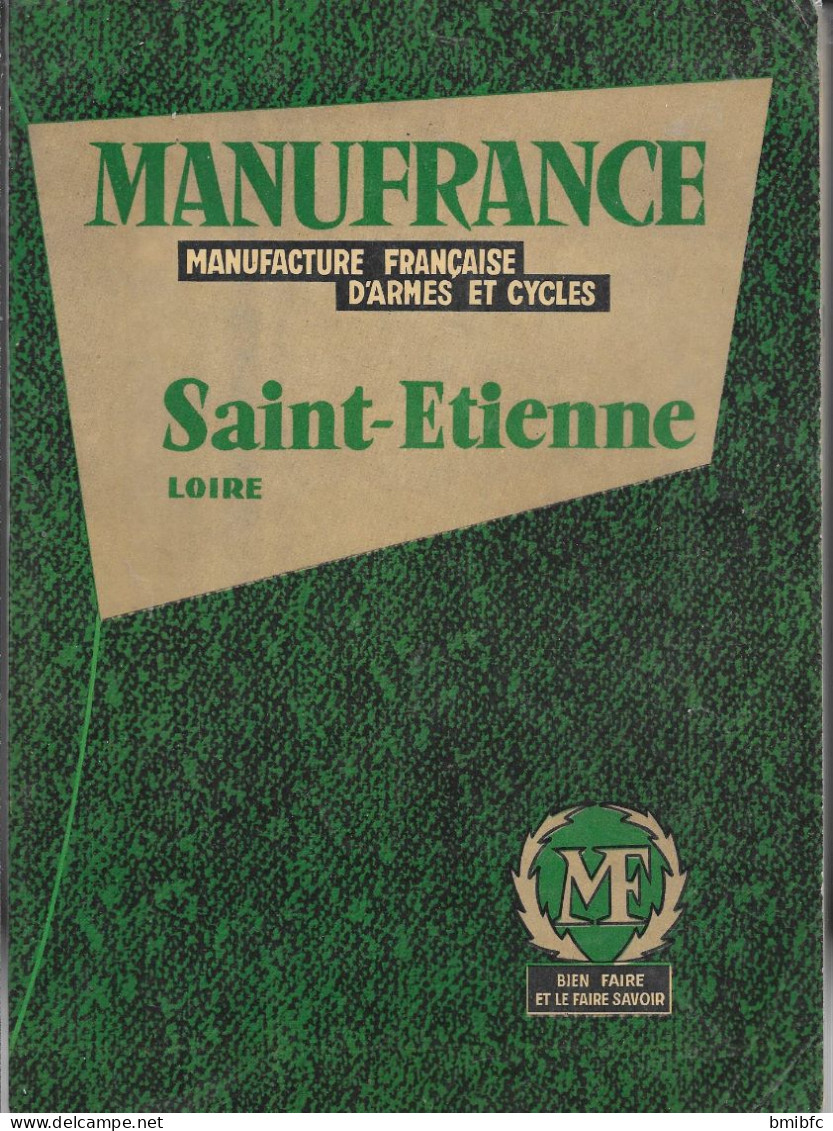 Enchère Directe Pour Ce Catalogue MANUFRANCE  En Parfait état De 1958 - Caza/Pezca