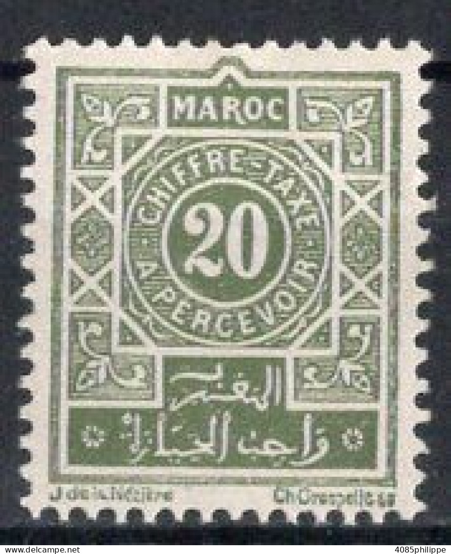 MAROC Timbre-Taxe N°30** Neuf Sans Charnière TB Cote : 4.50€ - Postage Due