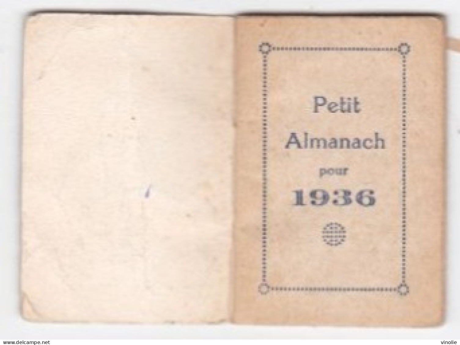 MO-24-114 : CALENDRIER DE POCHE. PETIT ALMANACH 1936 LE CHAT BOTTE  OFFERT LAMBERT PHARMACIEN ORLEANS - Klein Formaat: 1921-40