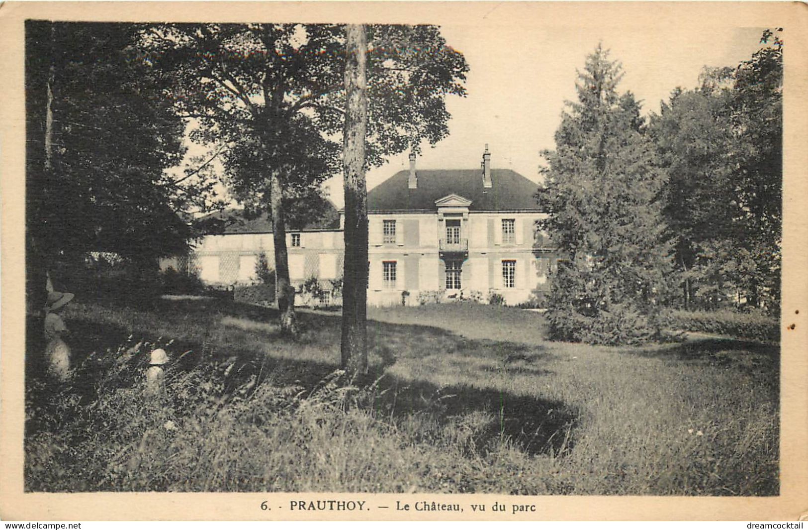 (SERGE)  52 PRAUTHOY. Le Château Vu Du Parc 1942 - Prauthoy