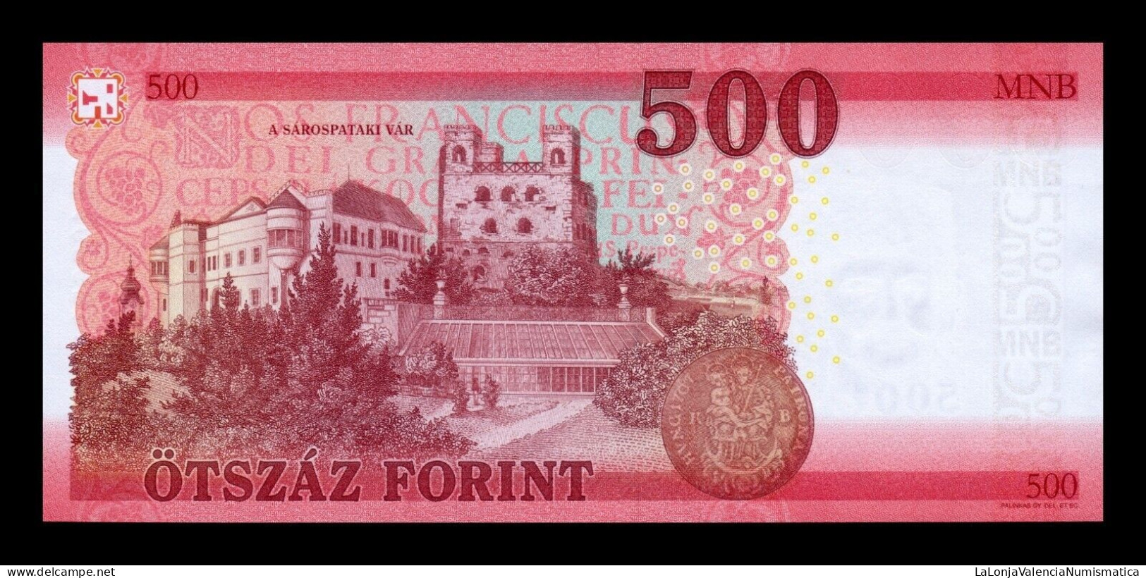 Hungría Hungary 500 Forint 2022 Pick 202b Sc Unc - Hungría