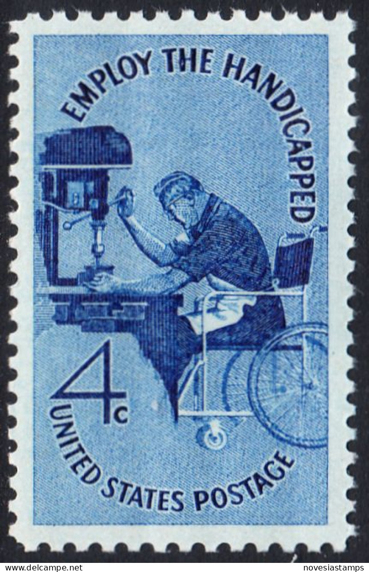 !a! USA Sc# 1155 MNH SINGLE (a2) - Handicapped - Ongebruikt