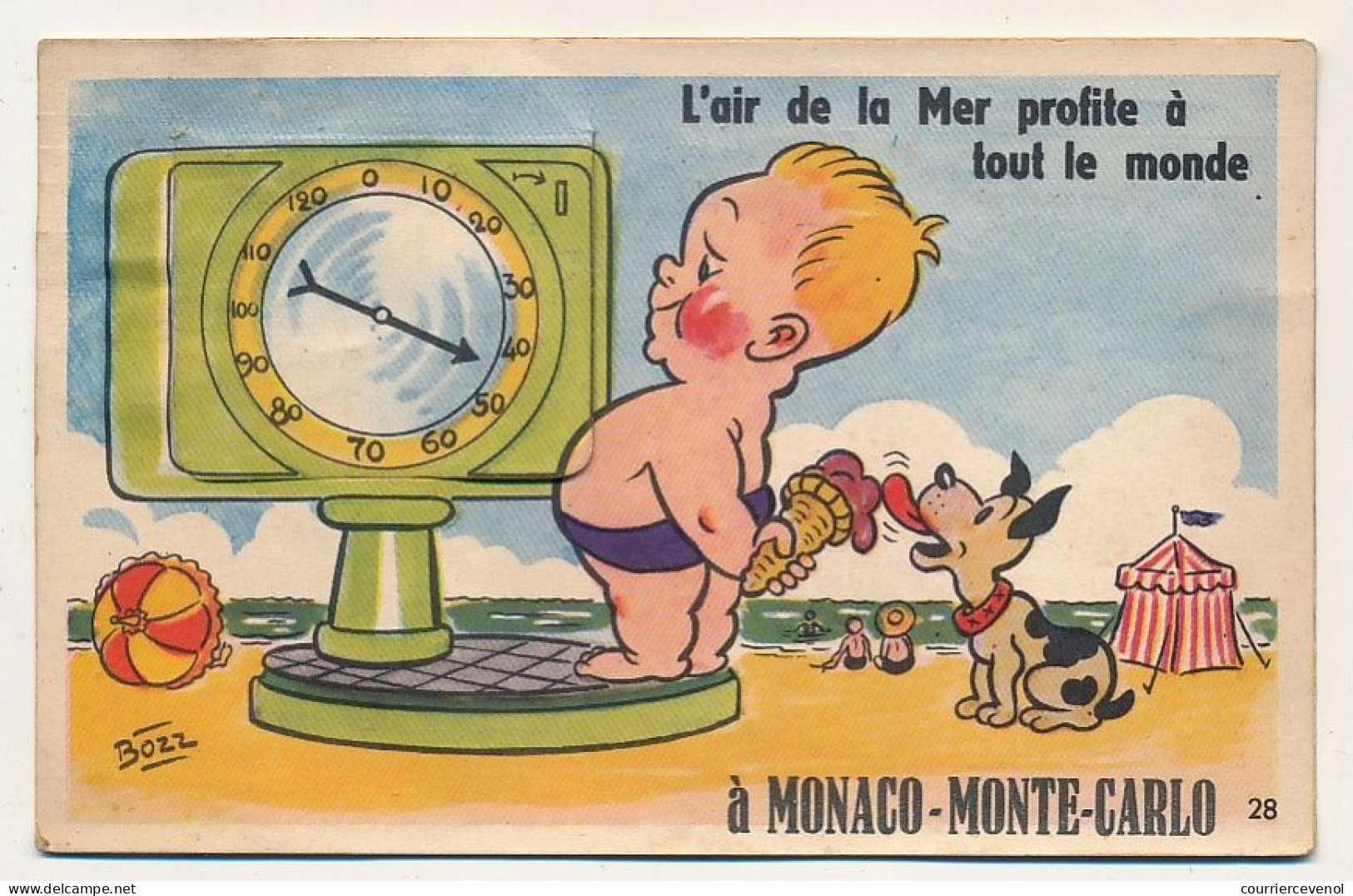 CPA - MONACO-MONTE CARLO - A Système, Petites Vues En Accordéon... L'eau De La Mer Profite à Tout Le Monde... - Monte-Carlo