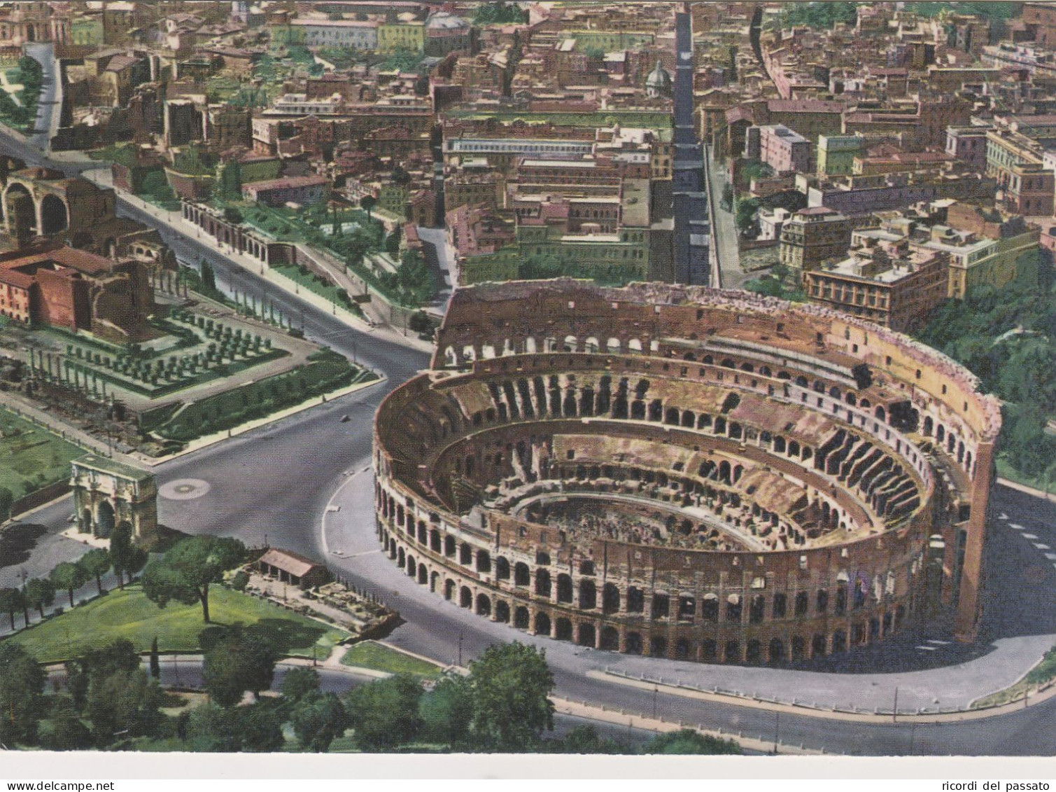 Cartolina Roma - Il Colosseo - Coliseo