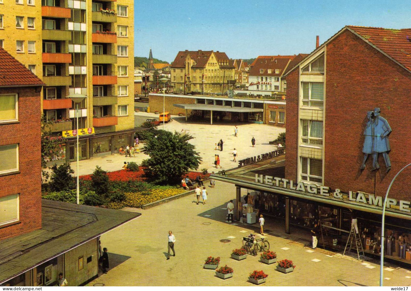 05405 -  ELMSHORN - Blick Auf Das Kaufhaus Hettlage & Lampe Am Holstenplatz - Elmshorn
