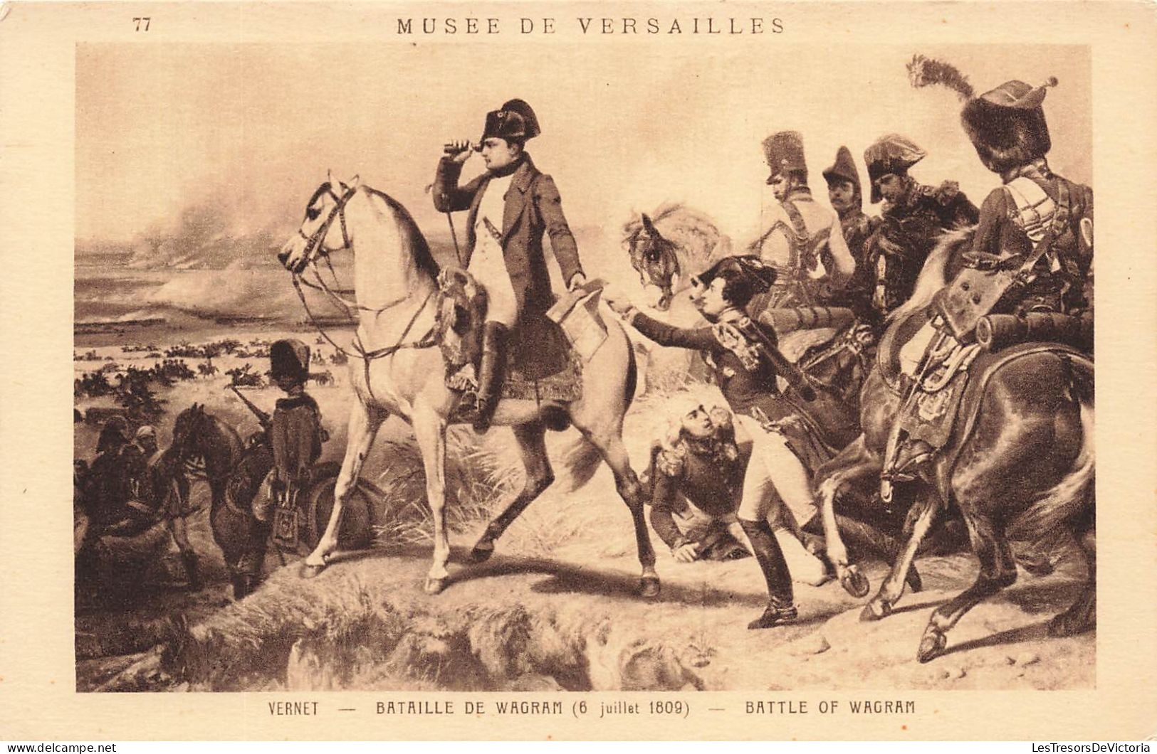 MILITARIA - Vernet - Bataille De Wagram (6 Juillet 1809) - Battle Of Wagram - Carte Postale Ancienne - Andere Kriege