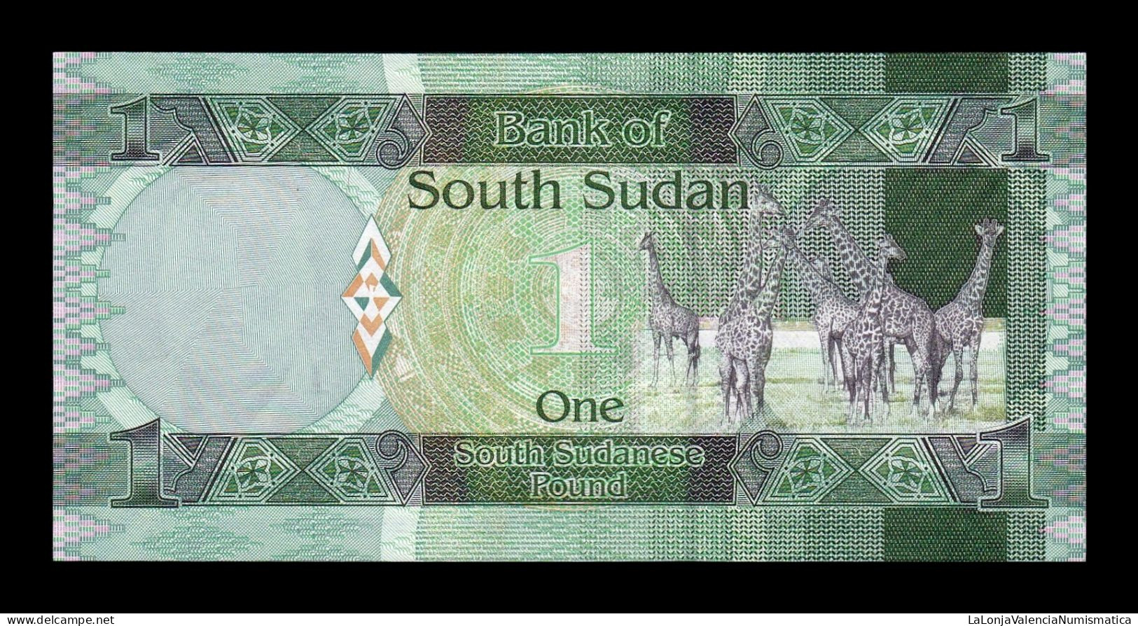 South Sudán Del Sur 1 Pound 2011 Pick 5 Sc Unc - Sudán Del Sur