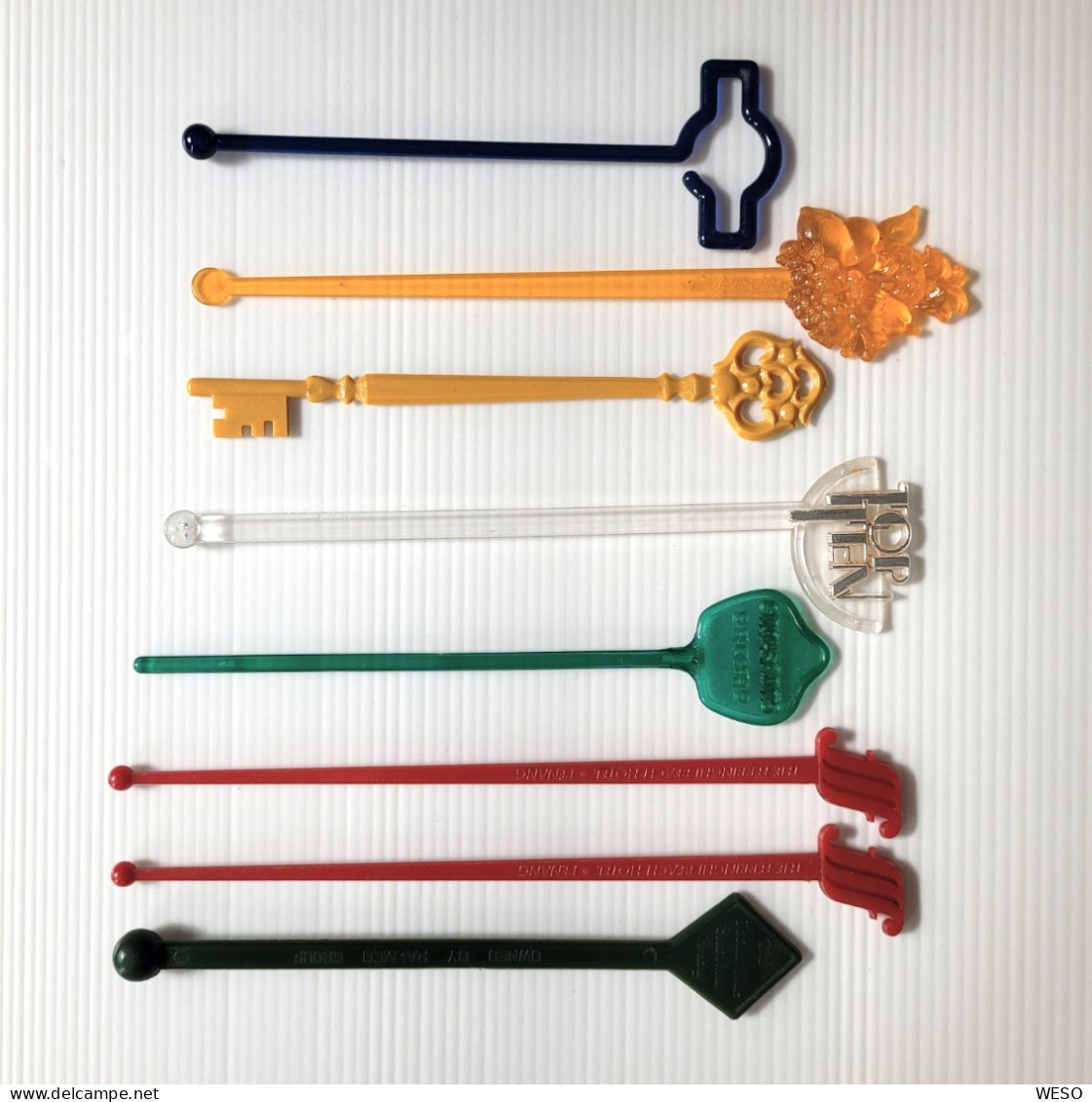 Lot De 15 Articles - Touilleur - Agitateur - Mélangeur à Boisson - Swizzle Sticks