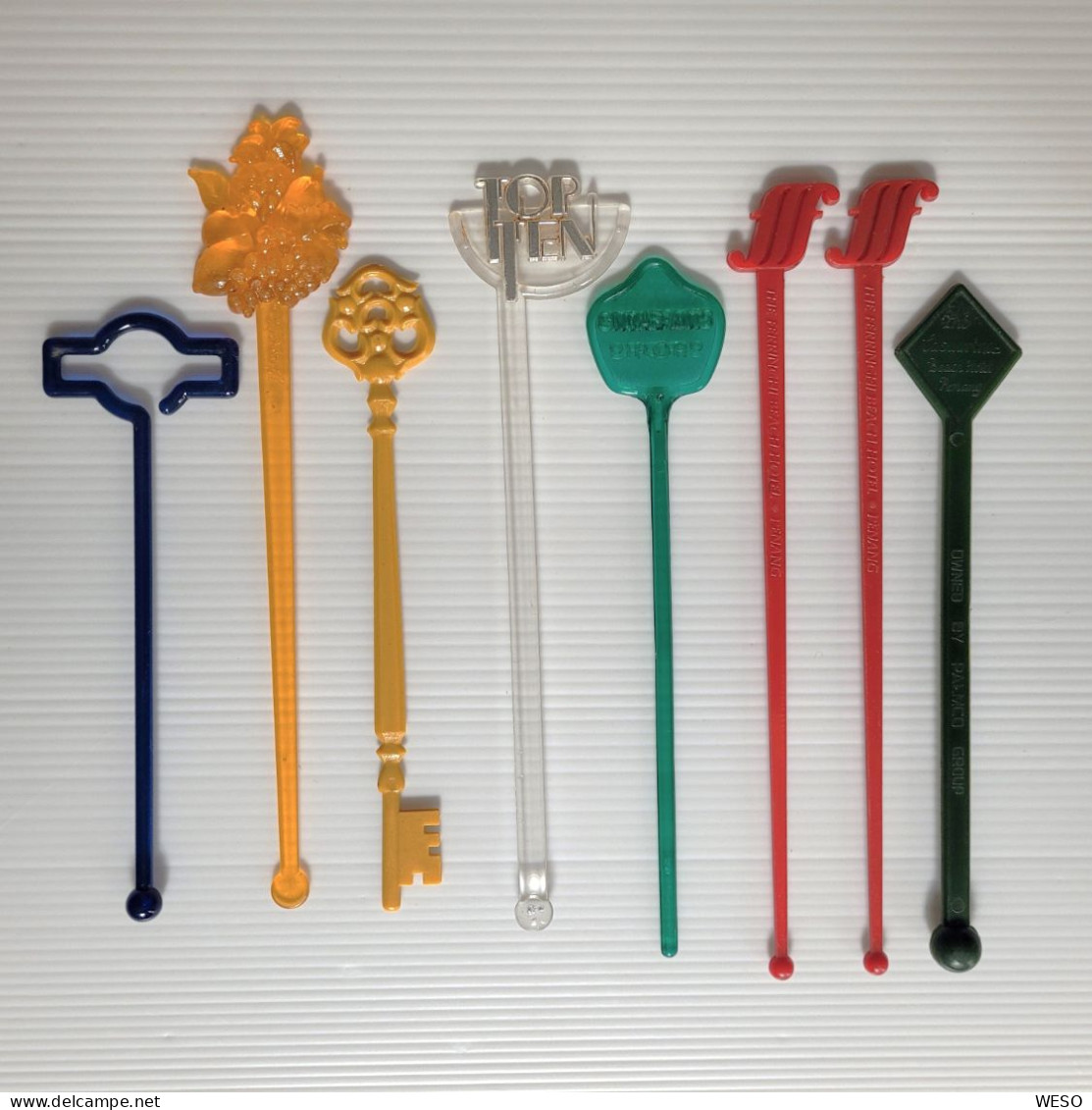 Lot De 15 Articles - Touilleur - Agitateur - Mélangeur à Boisson - Swizzle Sticks