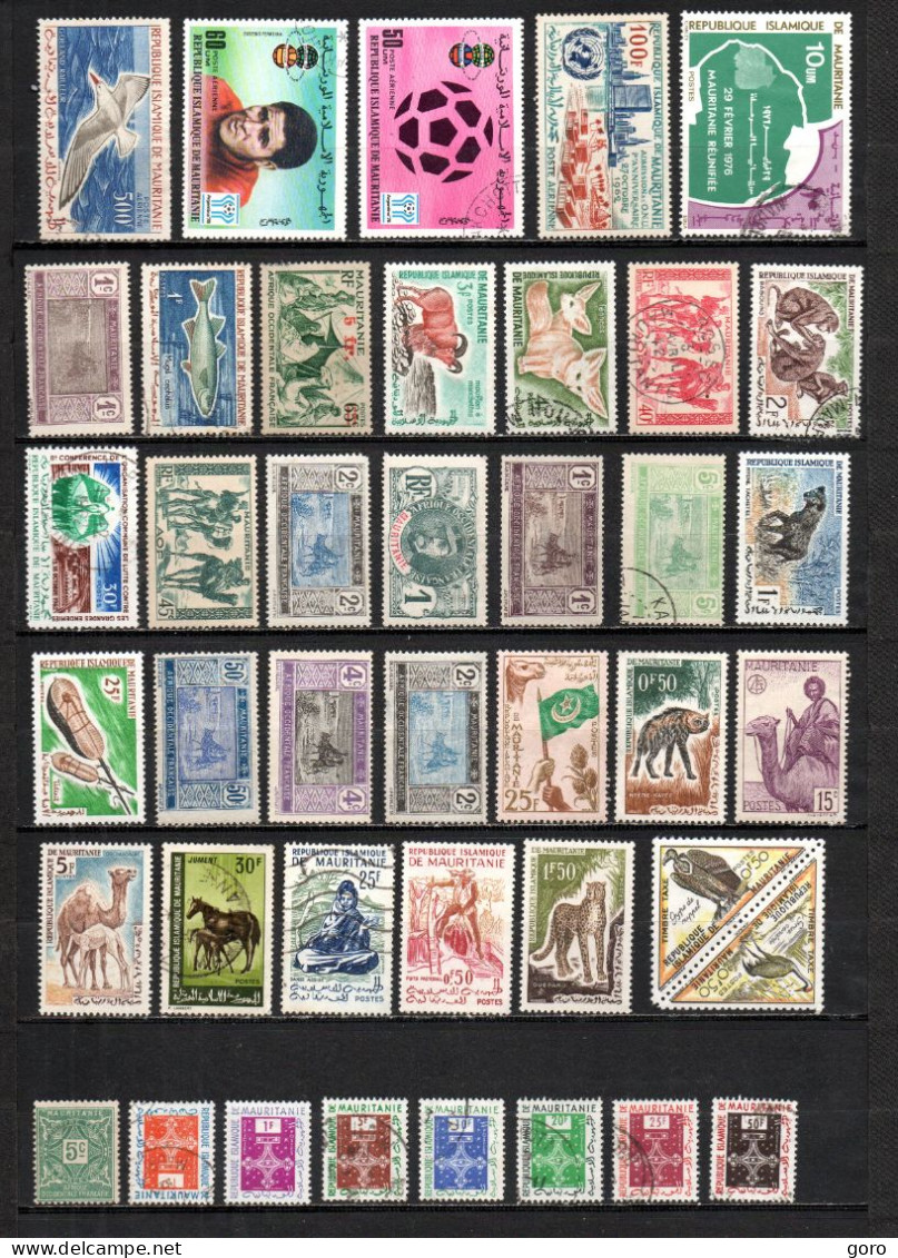 Mauritania  .-   Lote   Nº   1 .-   41   Sellos - Used Stamps