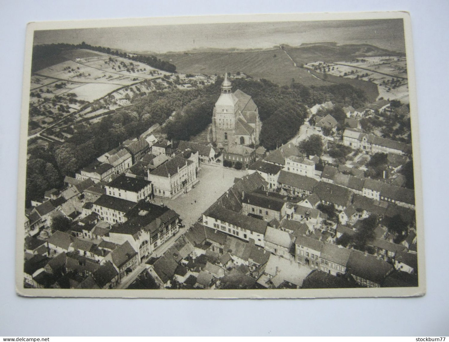 STERNBERG , Luftbild , Seltene   Karte Um 1926 - Sternberg