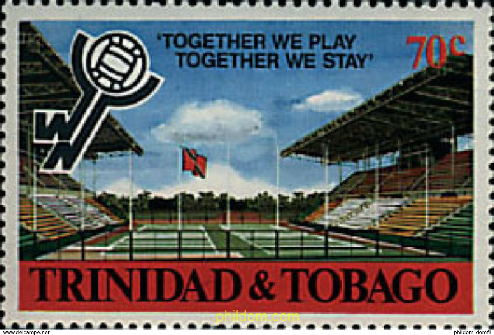 723351 HINGED TRINIDAD Y TOBAGO 1980 TORNEO MUNDIAL DE NETBALL - Trinité & Tobago (1962-...)